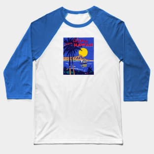 1930 Hawaiian Seascape Baseball T-Shirt